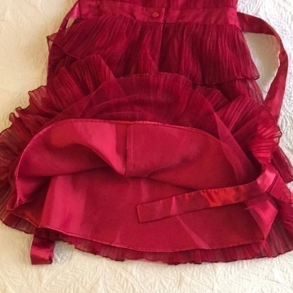 JONA MICHELLE Red Layered Fancy Dress Size 4/5